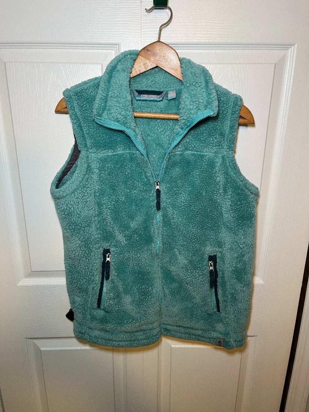 Free Country Sherpa Fleece Vest Size Large